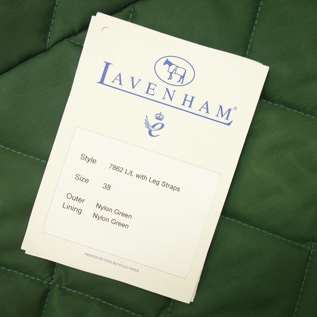 【LAVENHAM】ラベンハム キルティングブルゾン グリーン サイズ 38