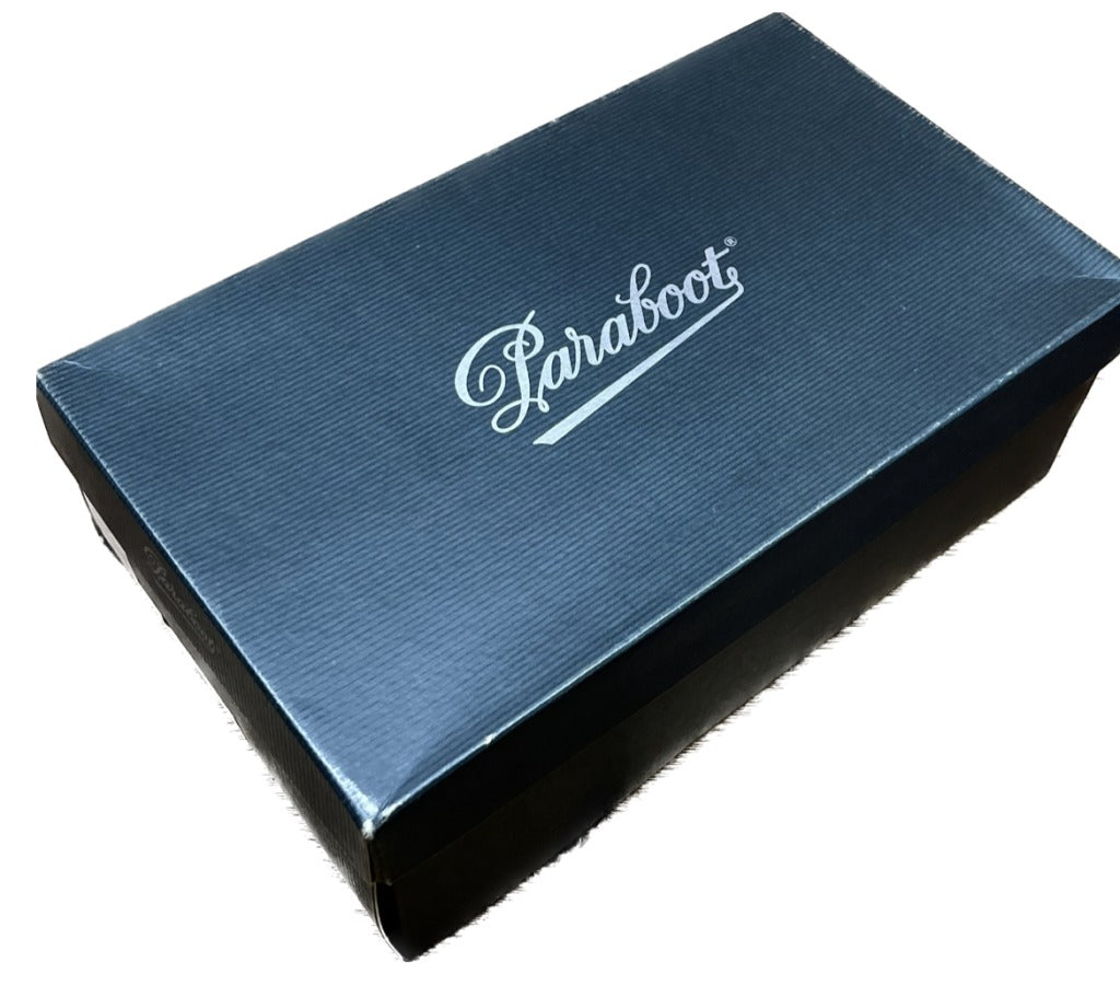 【PARABOOT】パラブーツ EDIFICE別注 シャンボード クレイジーパターン Uチップ カーフ×シボ ネイビー サイズ UK7