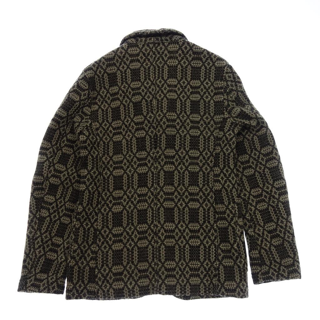 【ENGINEERED GARMENTS】エンジニアドガーメンツ ベッドフォードジャケット エンブロイダリー ブラック×オリーブ サイズS