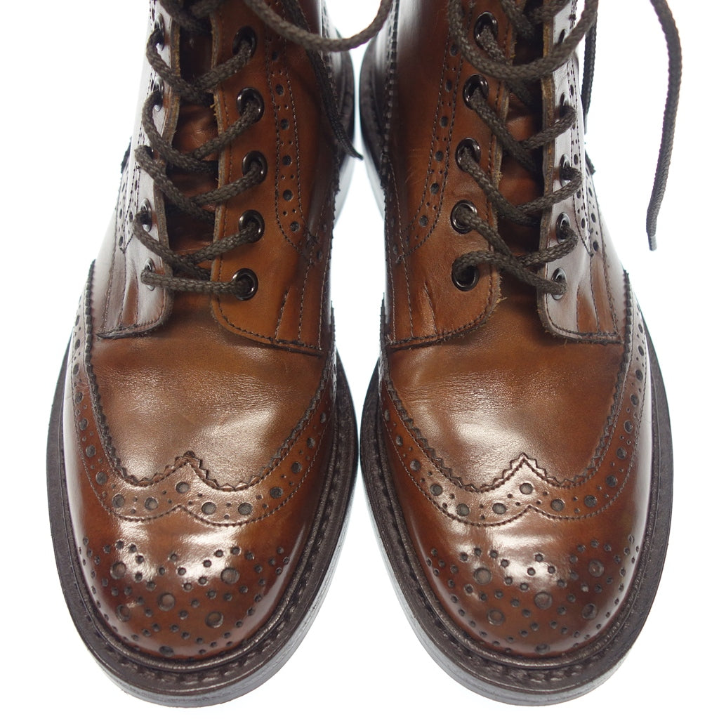 【Tricker’s】トリッカーズ STOW カントリーブーツ カーフ ブラウン UK6