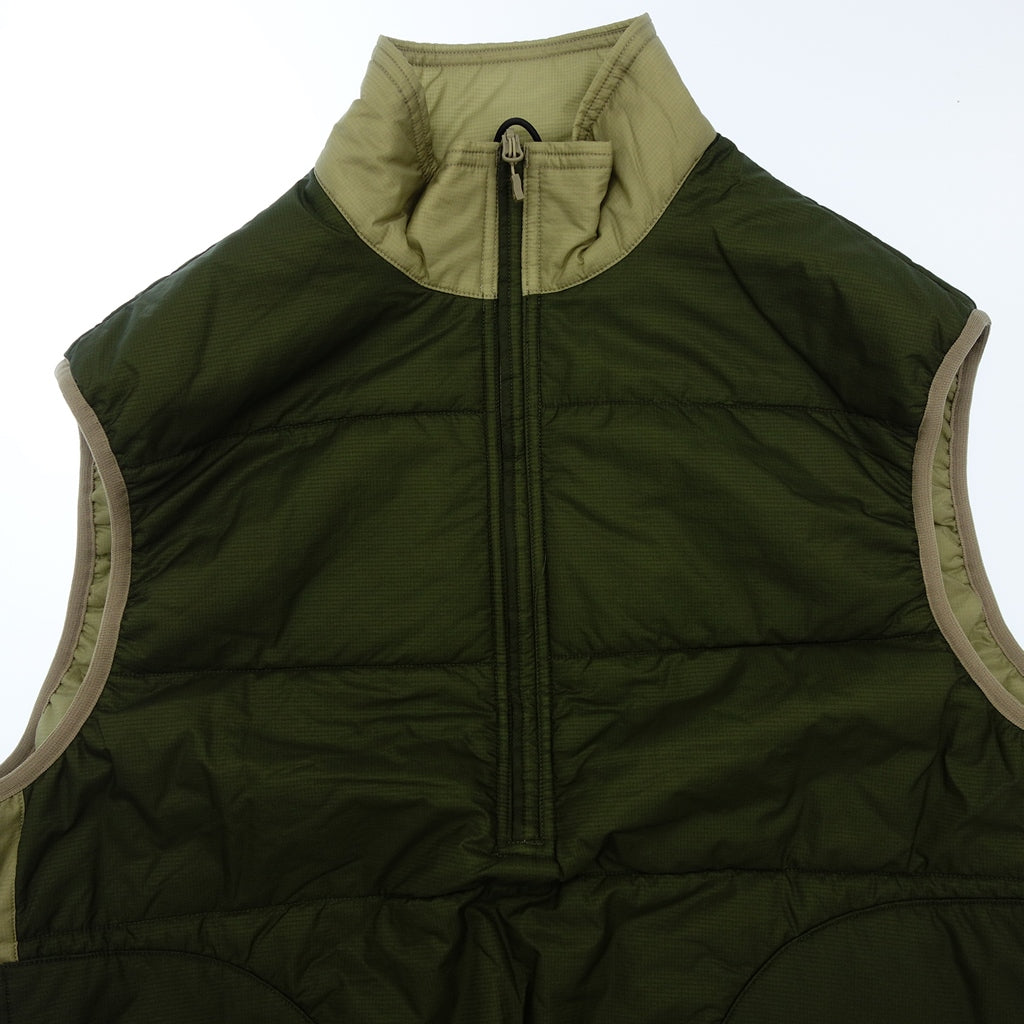 【DAIWA PIER39】ダイワ ピア 39 TECH REVERSIBLE PULLOVER PUFF VEST 22AW OLIVE サイズM