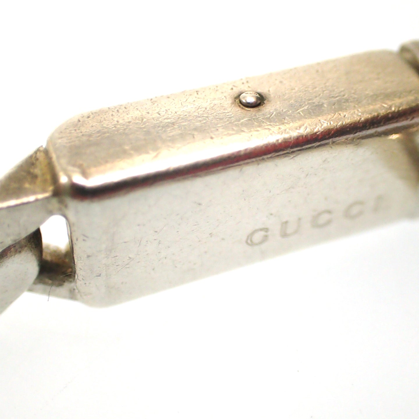 【GUCCI】グッチ シルバーブレスレット IDチェーン SV925