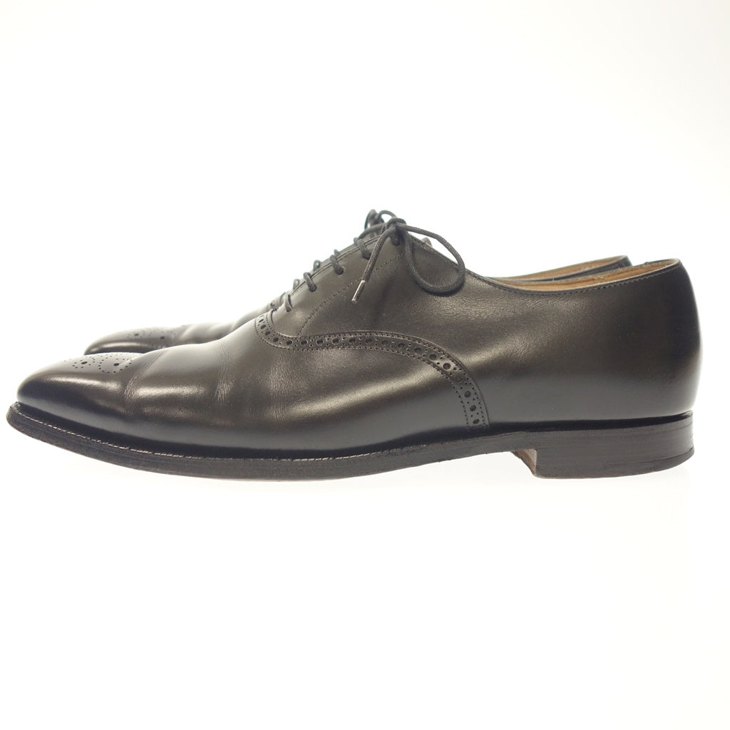 【CROCKETT&JONES】クロケット&ジョーンズ エッジウェア EDGWARE オックスフォードシューズ カーフ ブラック サイズ UK8E 348ラスト