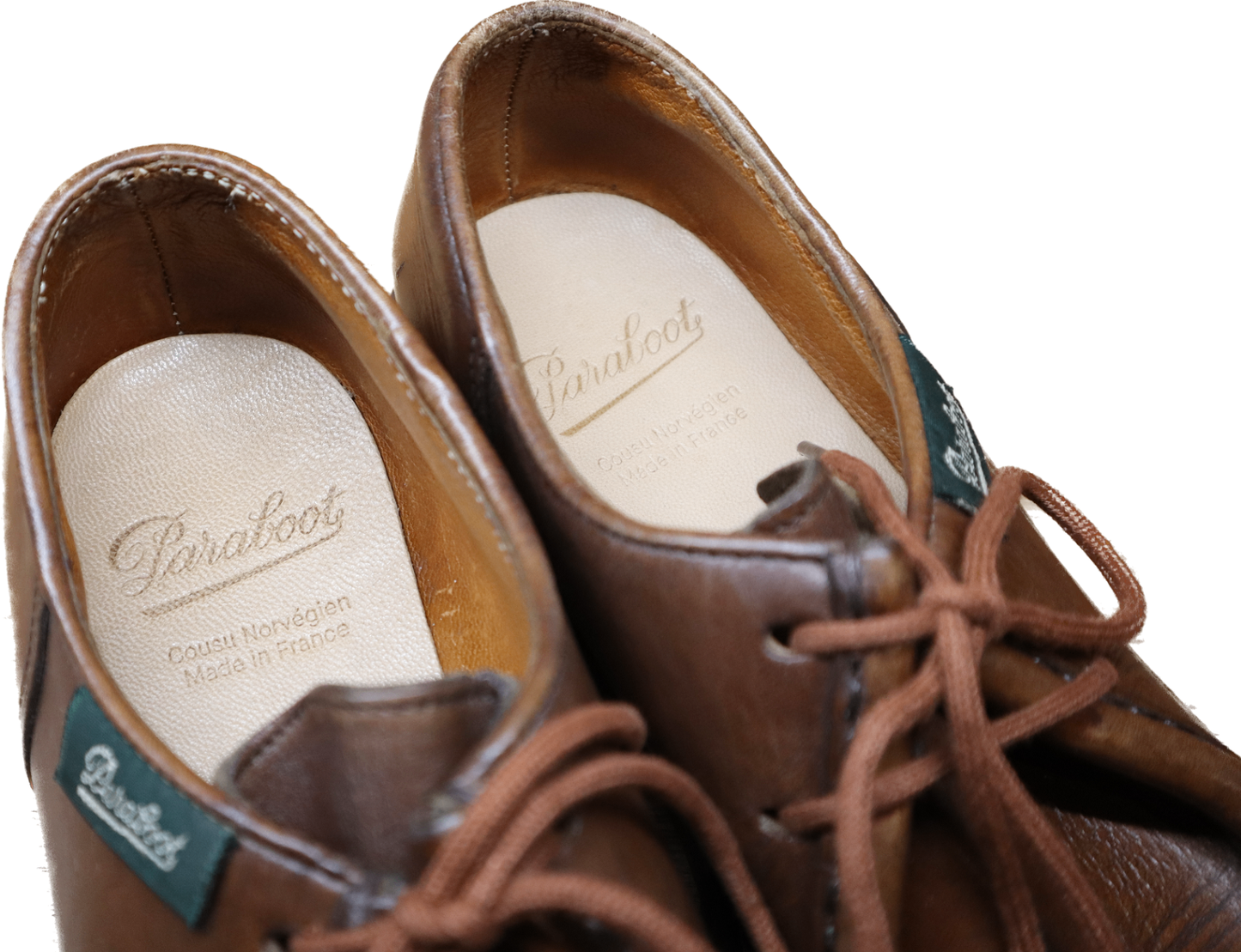 【PARABOOT】パラブーツ ミカエル チロリアンシューズ 廃盤 デカタグ ブラウン サイズ 3.5G MICHAEL
