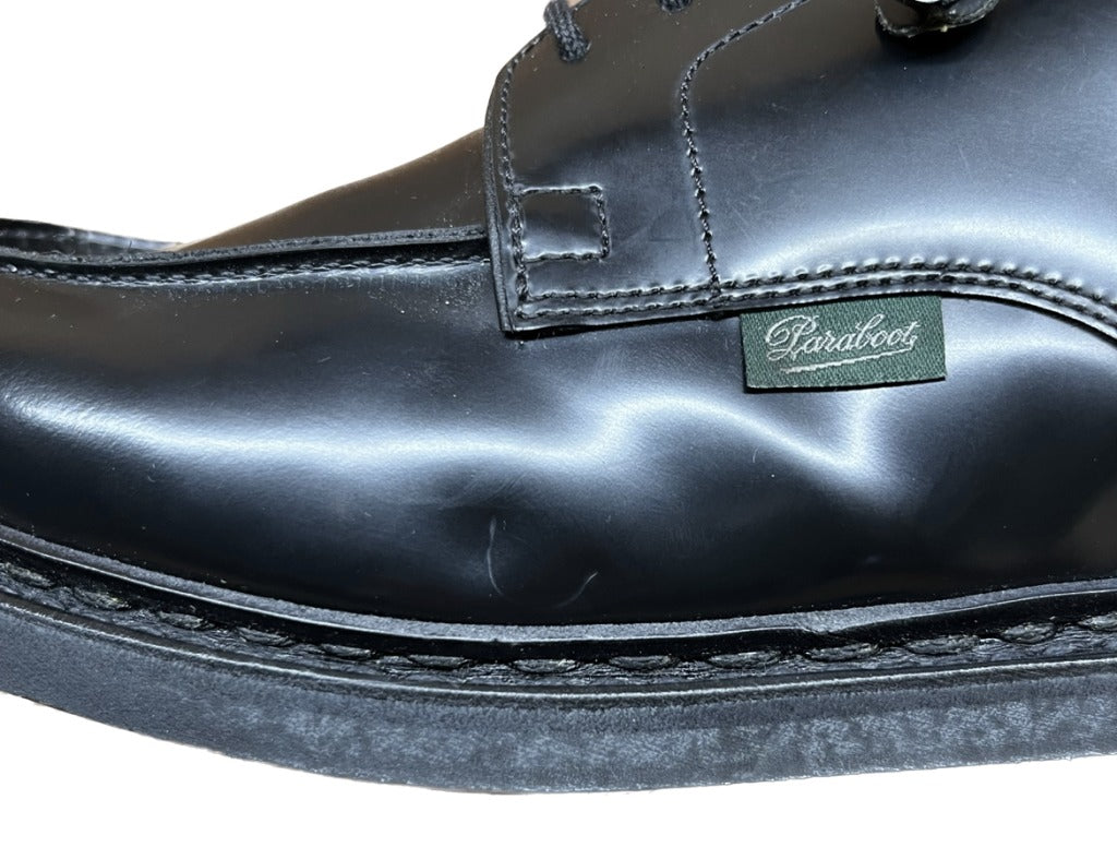 【Paraboot】パラブーツ シャンボード Uチップ ガラスレザー ブラック サイズ UK7 ラスト