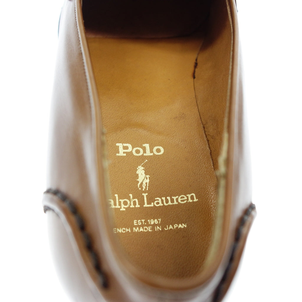 【Polo Ralph Lauren】ポロラルフローレン コインローファー カーフ ブラウン サイズ 26.5EE ラスト