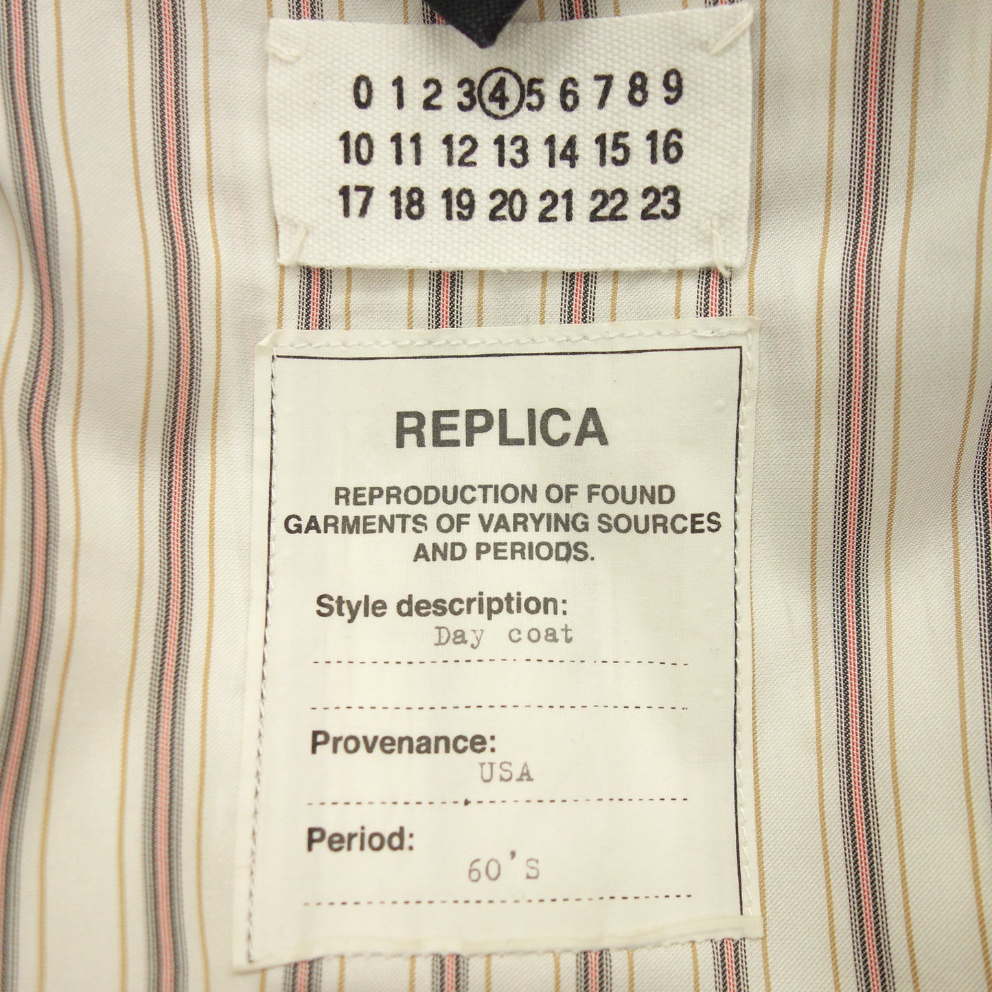 【Maison Martin Margiela】メゾンマルタンマルジェラ コットンオーバーコート ここのえタグ ブラック レディース サイズ 38 Day coat