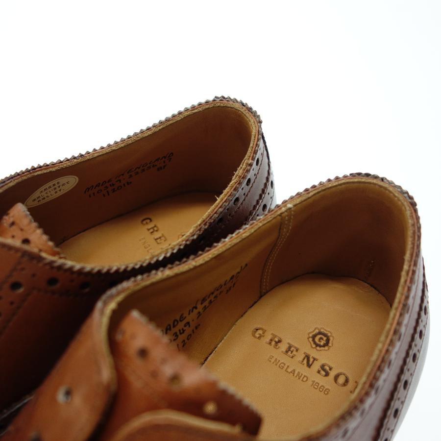 【GRENSON】グレンソン BATH カーフ フルブローグ UK8F