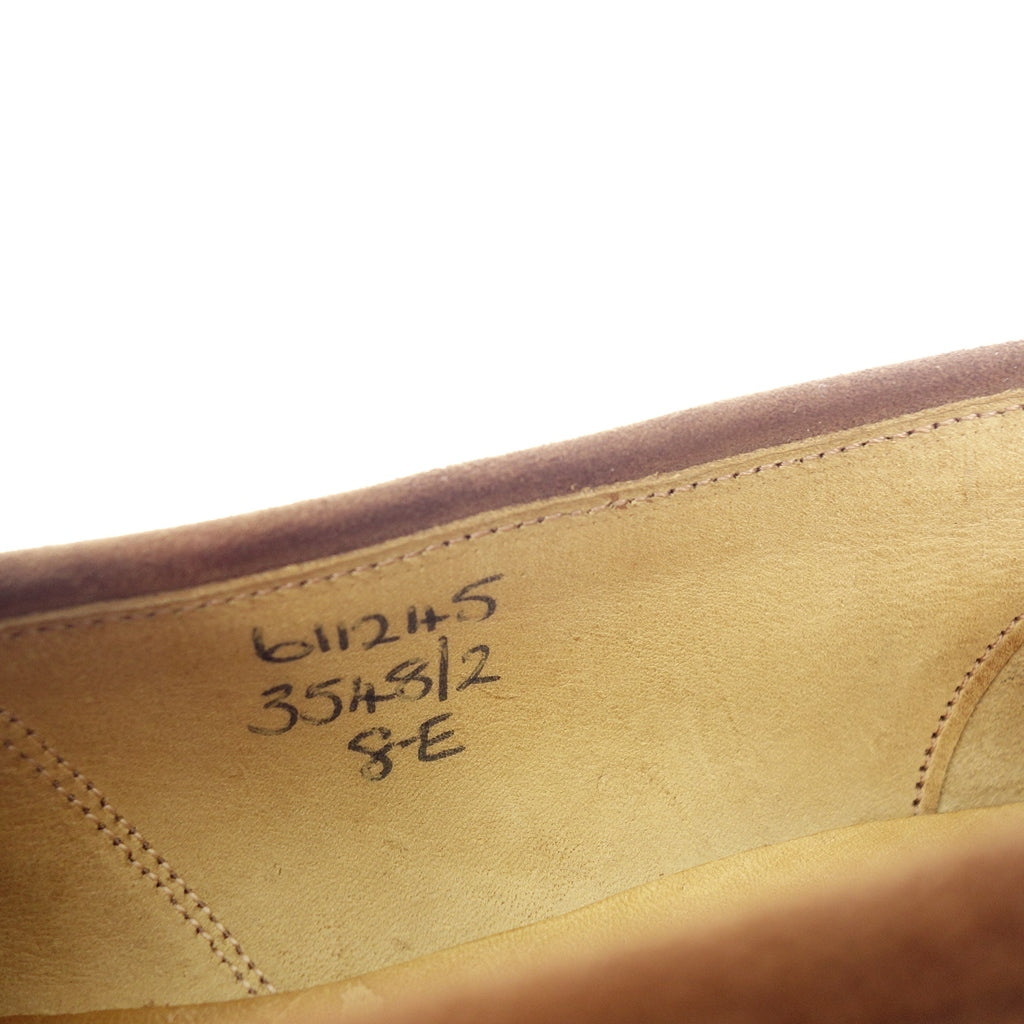 【Tricker’s】トリッカーズ Avon House別注 フルストラップローファー スエード ブラウン サイズ UK8E ラスト