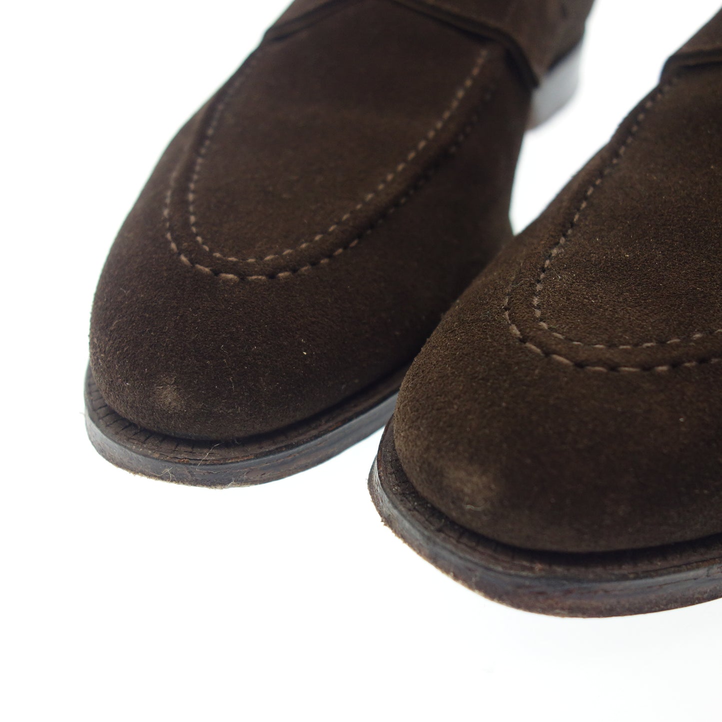 【CROCKETT&JONES】クロケット&ジョーンズ SYDNEY コインローファー スエード ブラウン UK7E