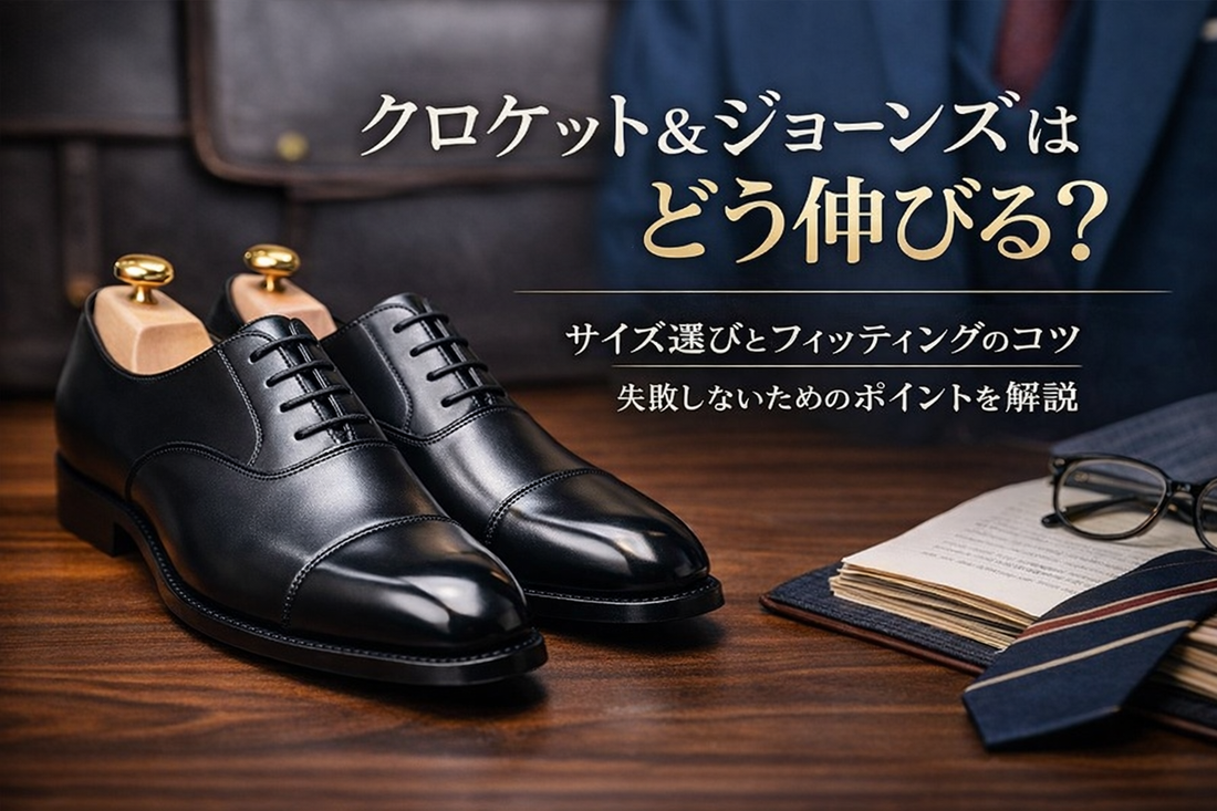 クロケット&ジョーンズは伸びる？サイズ感・フィッティングと失敗しない選び方
