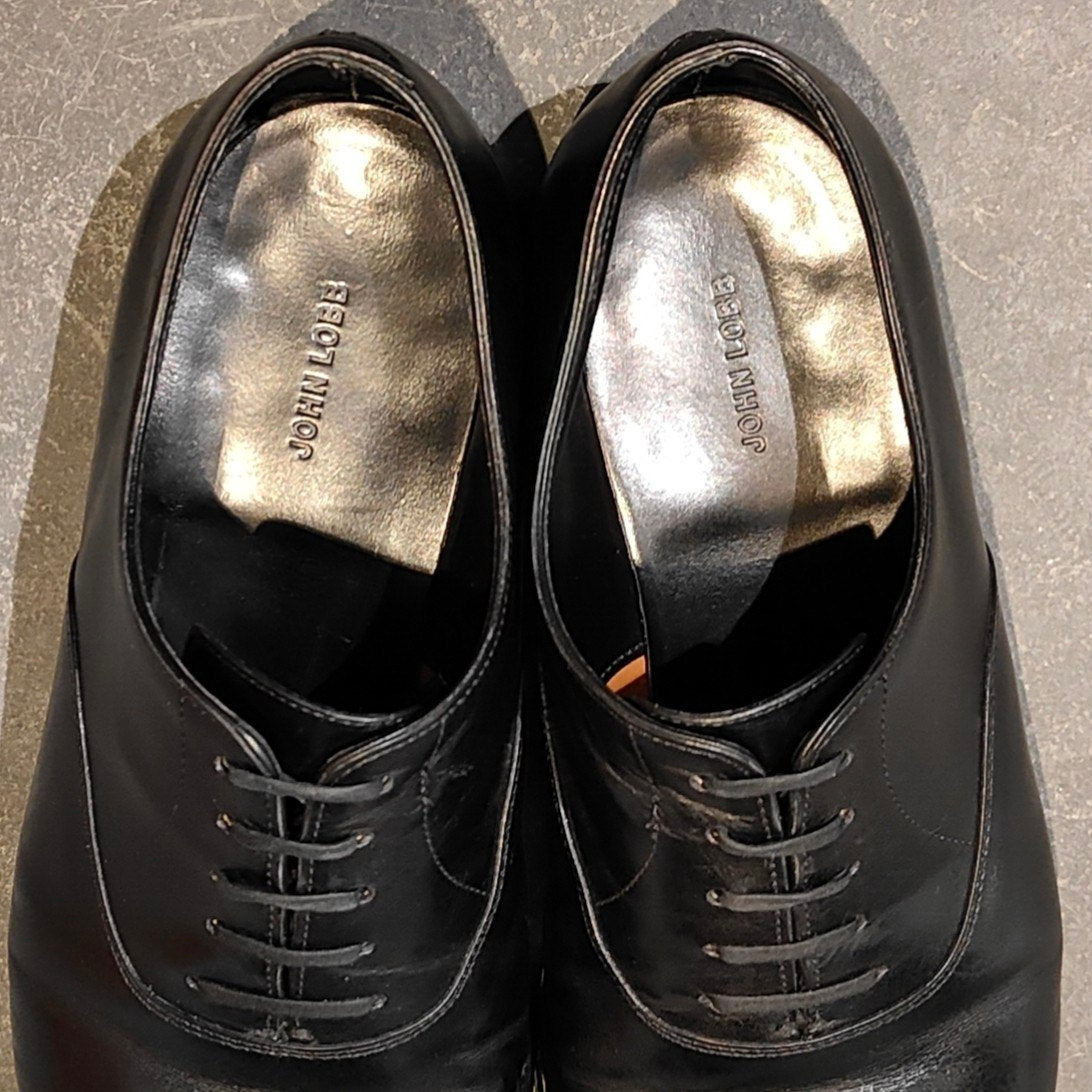 【JOHN LOBB】ジョンロブ シティ2 ストレートチップ カーフ ブラック サイズUK6EE 7000ラスト参考定価￥228,800-