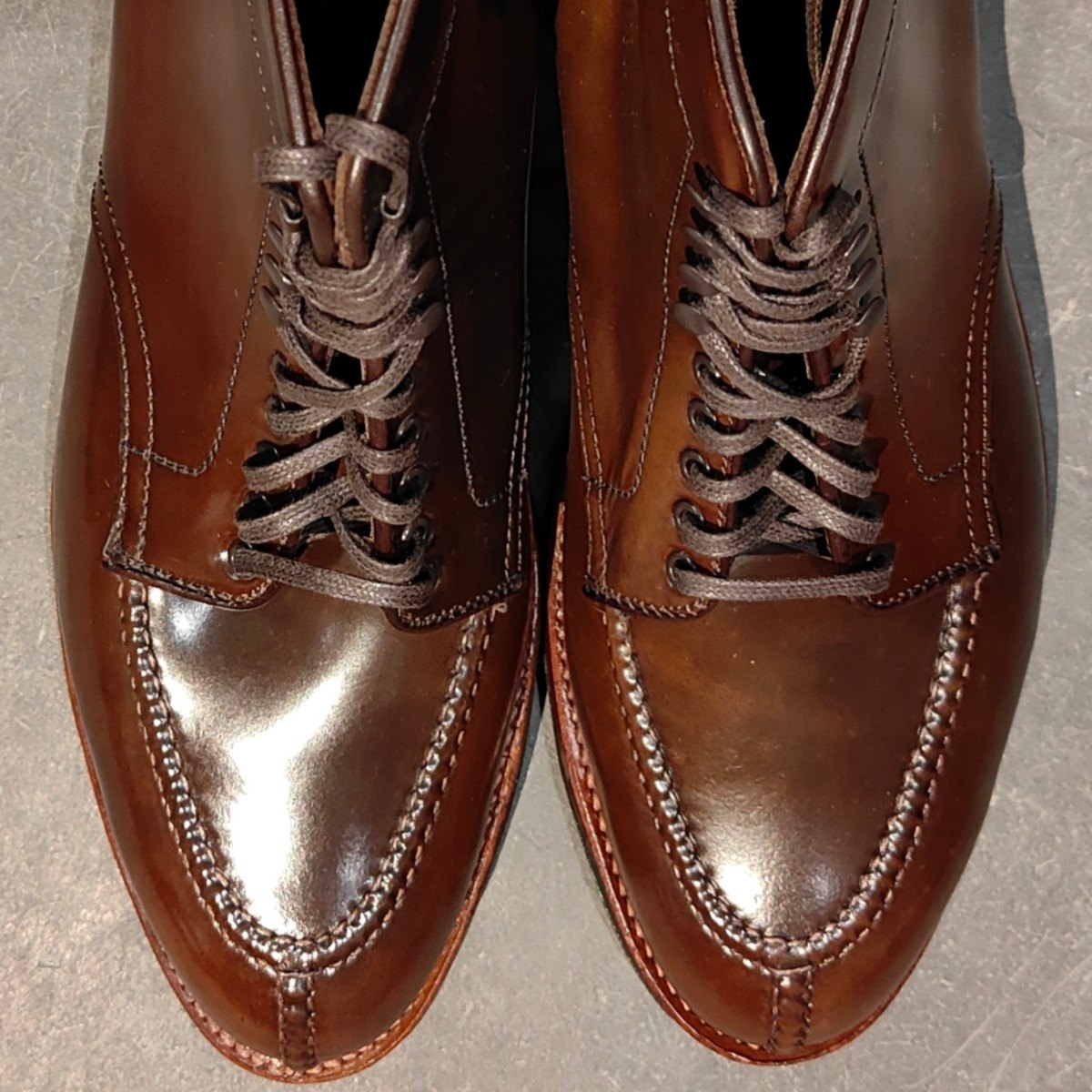 希少 新品未使用 【ALDEN】オールデン Frans Boone別注  M7903HC NST タンカーブーツ コードバン シガー サイズUS9.5E アバディーンラスト