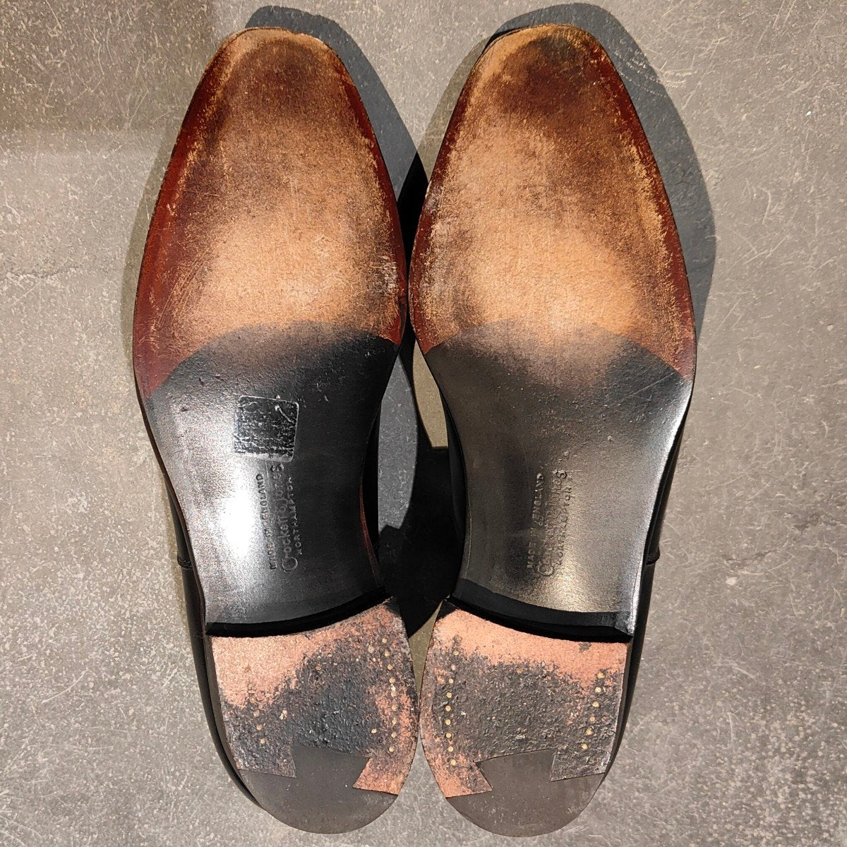 【CROCKETT&JONES AUDLEY】クロケット&ジョーンズ オードリー ストレートチップ カーフ ブラック サイズUK6.5E 377ラスト