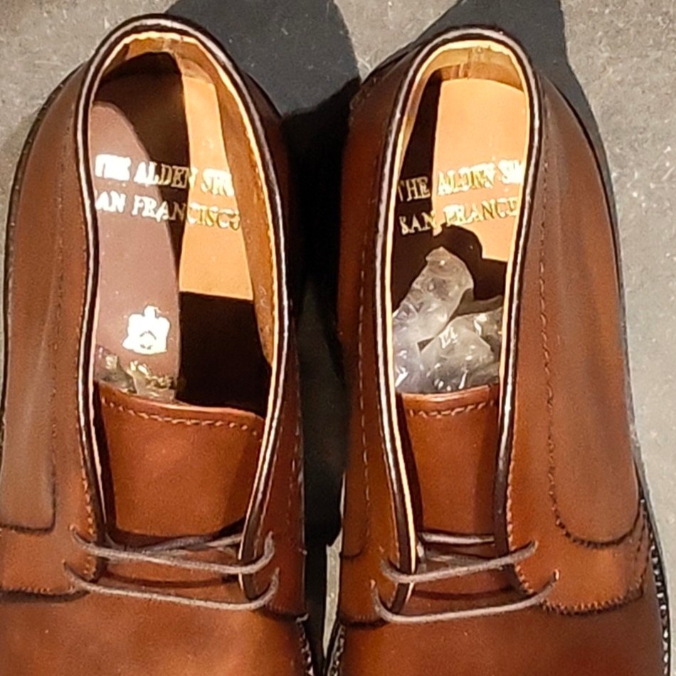 希少 新品未使用【ALDEN】オールデン オールデンショップサンフランシスコ別注 1358 チャッカブーツ コードバン マホガニー サイズ US6.5D バリーラスト