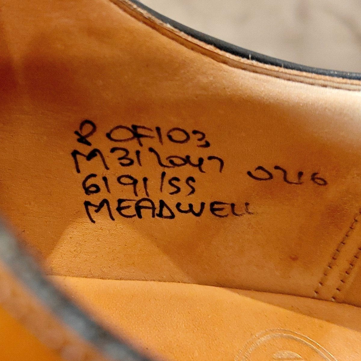 【Church´s】チャーチ ミードウェル 5都市 シングルモンク ポリッシュドバインダーカーフ サンダルウッドサイズUK80F 103ラスト