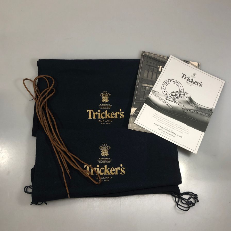 【オンライン限定】【Tricker's】トリッカーズ カントリーブーツ ウイングチップ ストウ WS634 メンズ サイズ 7ハーフ レッド