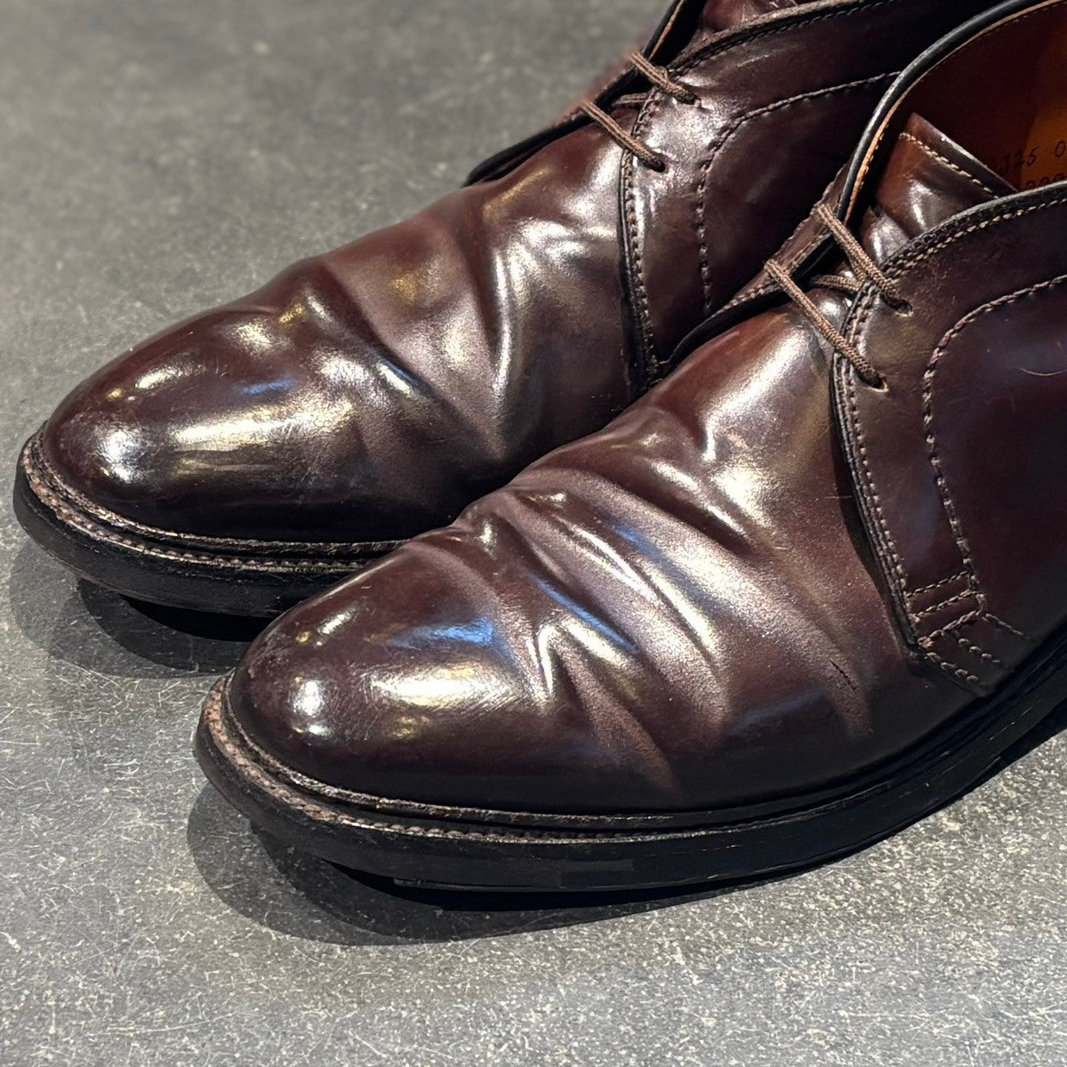【ALDEN】オールデン チャッカブーツ 1339 コードバン ダークバーガンディ サイズUS8D バリーラスト 参考定価￥216,700-
