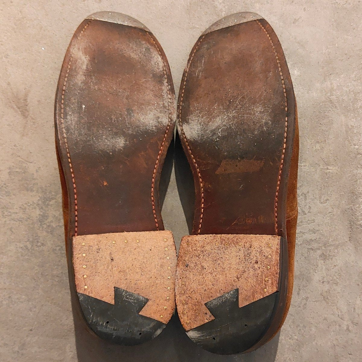 【ALDEN】オールデン ユニオンメイド別注 29336F プレーントゥ スエード ブラウン サイズ US7.5D バリーラスト