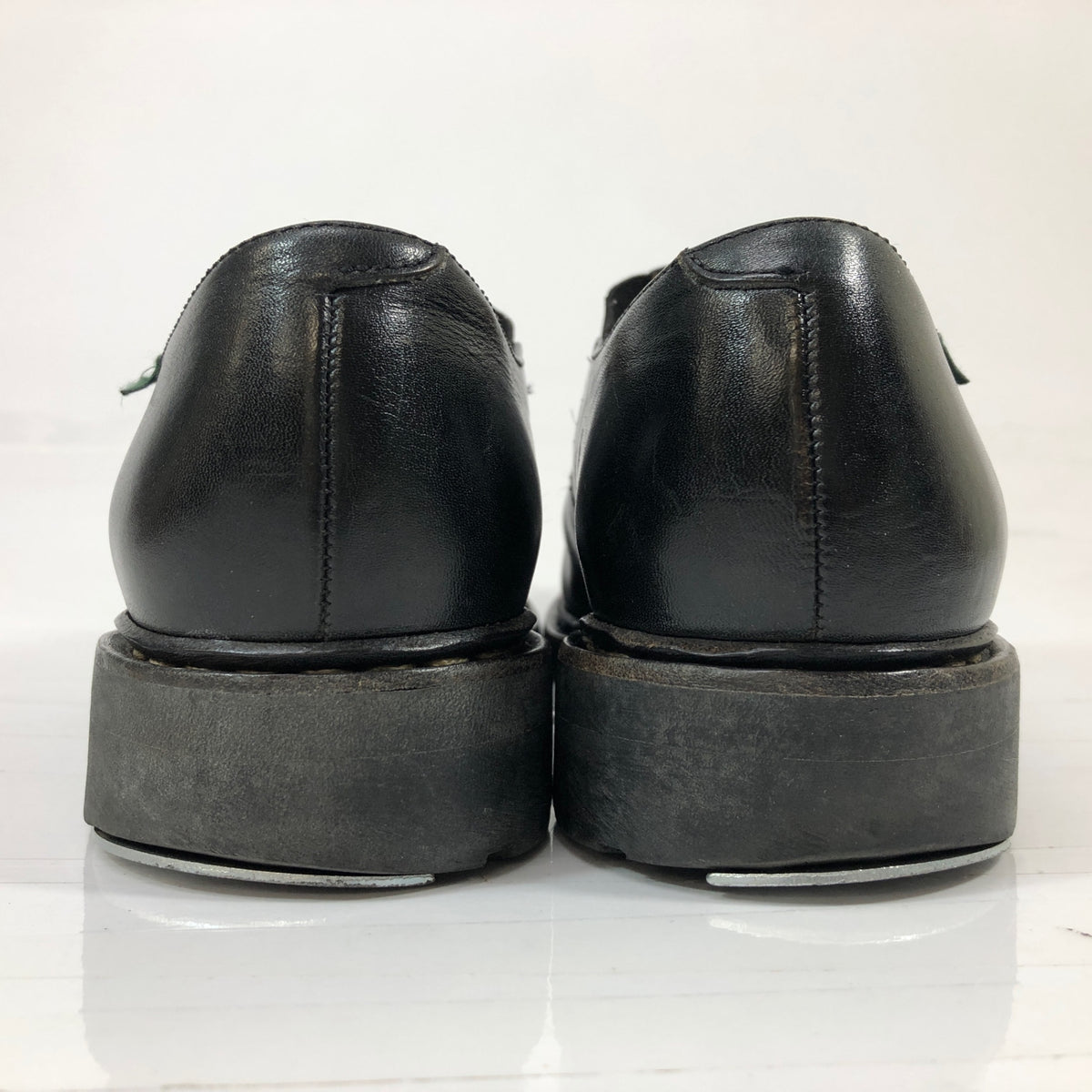 【Paraboot】パラブーツ レザーシューズ フォトン サイドエラ ブラック サイズUK6.5 メンズ