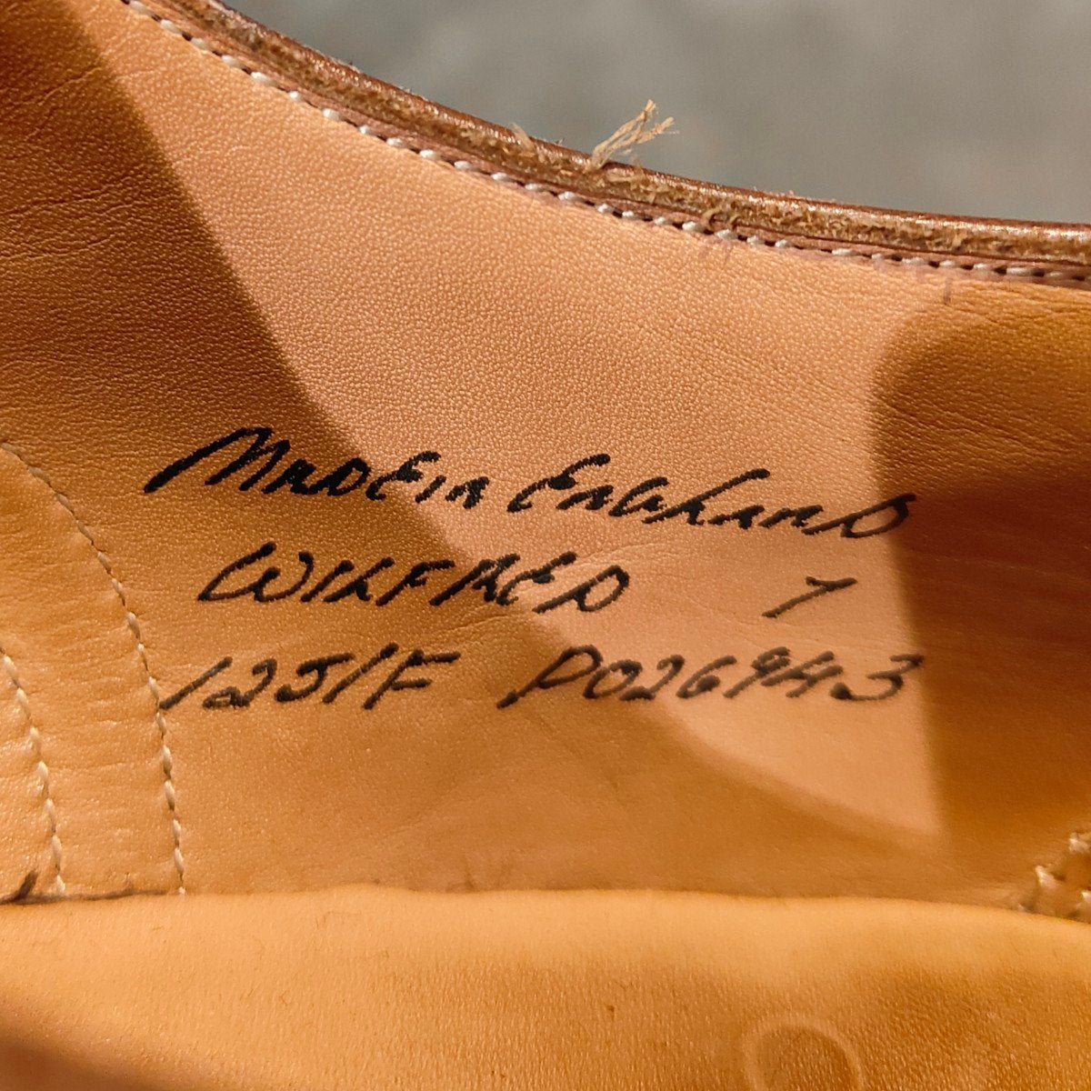 【JOSEPH CHEANEY】ジョセフチーニー ウィルフレッド セミブローグ カーフ ダークブラウン サイズUK7F