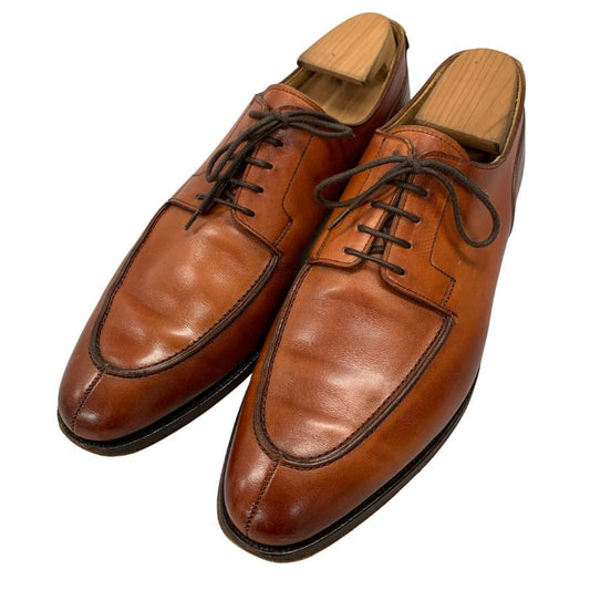 【CROCKETT&JONES】クロケット&ジョーンズ  ビジネスシューズ カーフレザー ブラウン（茶系） サイズ 7.5 ラスト