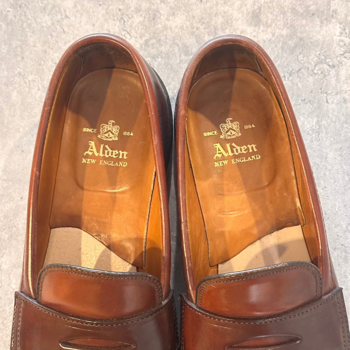 【ALDEN】オールデン 9916 ローファー コードバン ダークバーガンディ サイズ US8.5E バンラスト