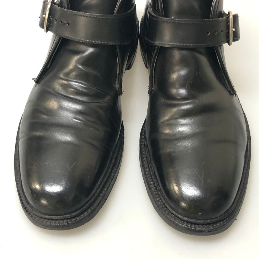【ALDEN】オールデン コードバン レザー ジョージブーツ シングルモンク 91810 メンズ サイズ8.5E ブラック