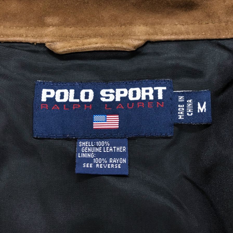 【Polo Ralph Lauren】ポロ ラルフローレン レザージャケット  サイズ