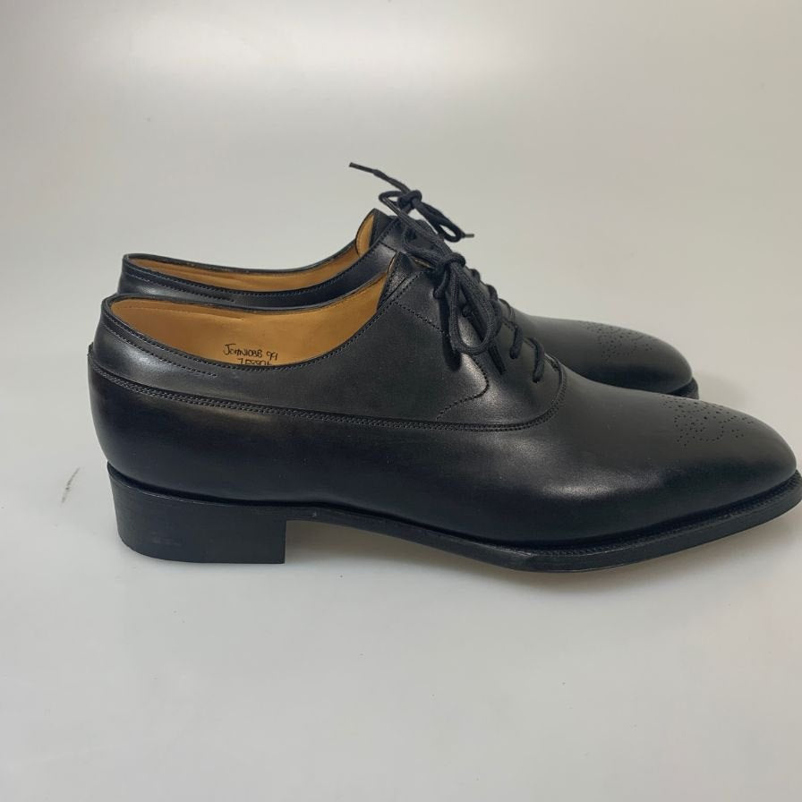 【JOHN LOBB】ジョンロブ レザーシューズ プレーントゥ イヤーモデル 1999 サイズ7E メンズ ブラック