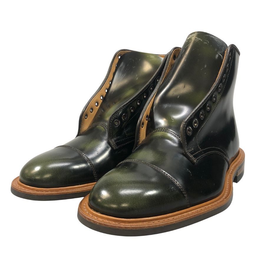 【オンライン限定】【Tricker's】トリッカーズ マウズリー 8123 メンズ サイズ 7ハーフ ダークグリーン Tricker’ｓ