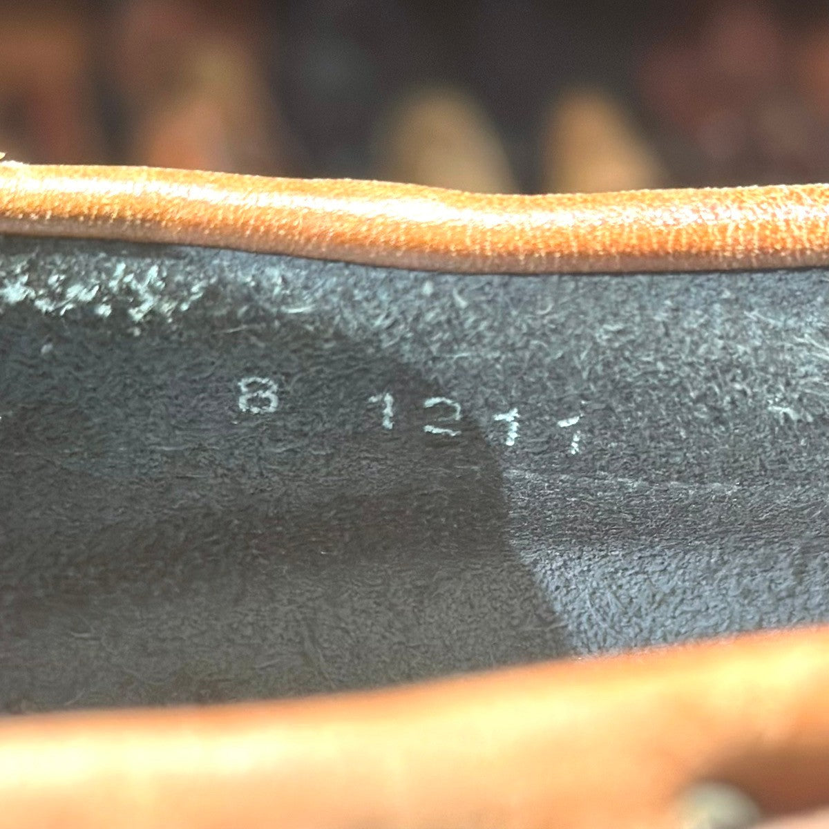 【PARABOOT】パラブーツ 1211 レザーデッキシューズ バース カーフ ブルーブラウンコンビ  メンズ UK8