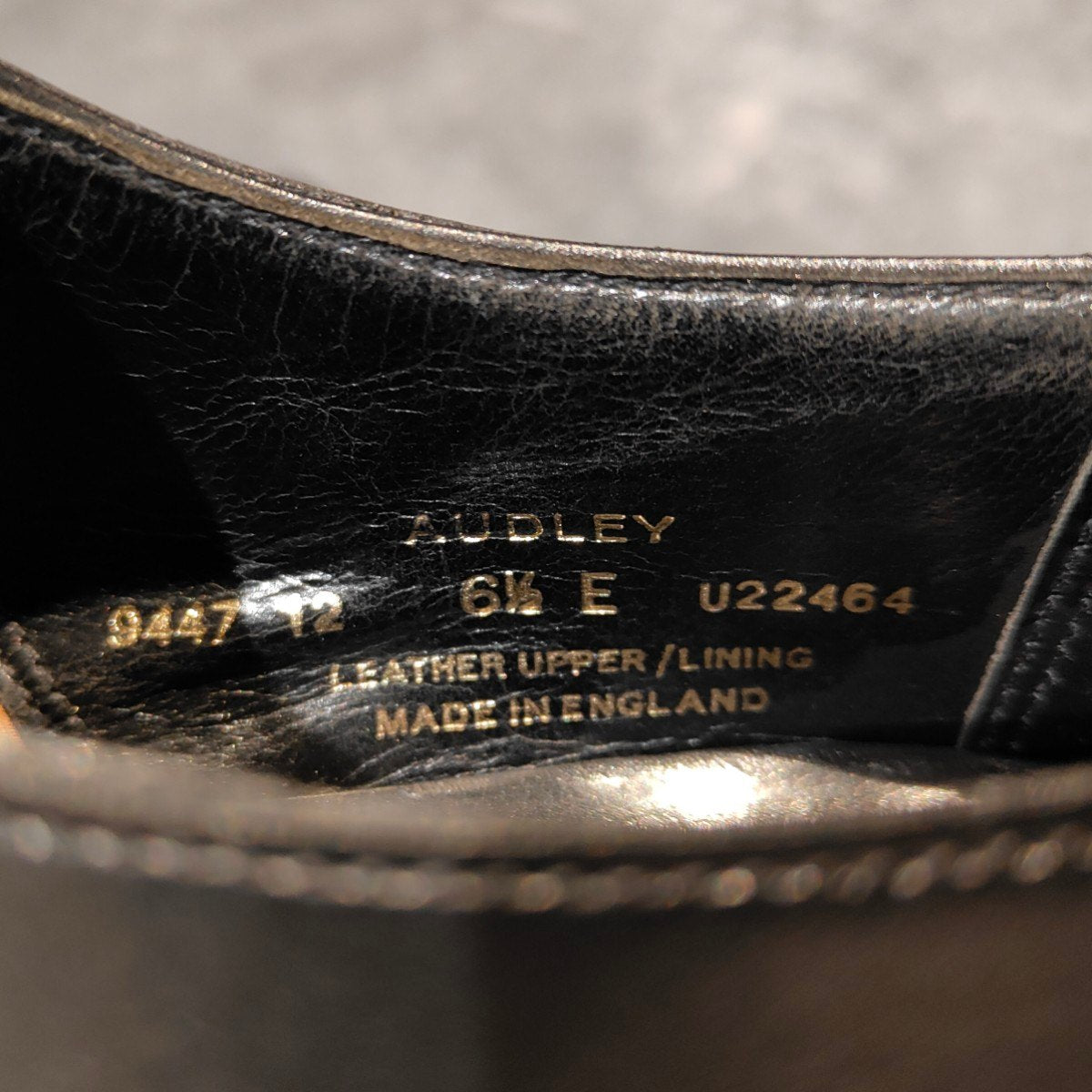 CROCKETT&JONES AUDLEY】クロケット&ジョーンズ オードリー ストレート