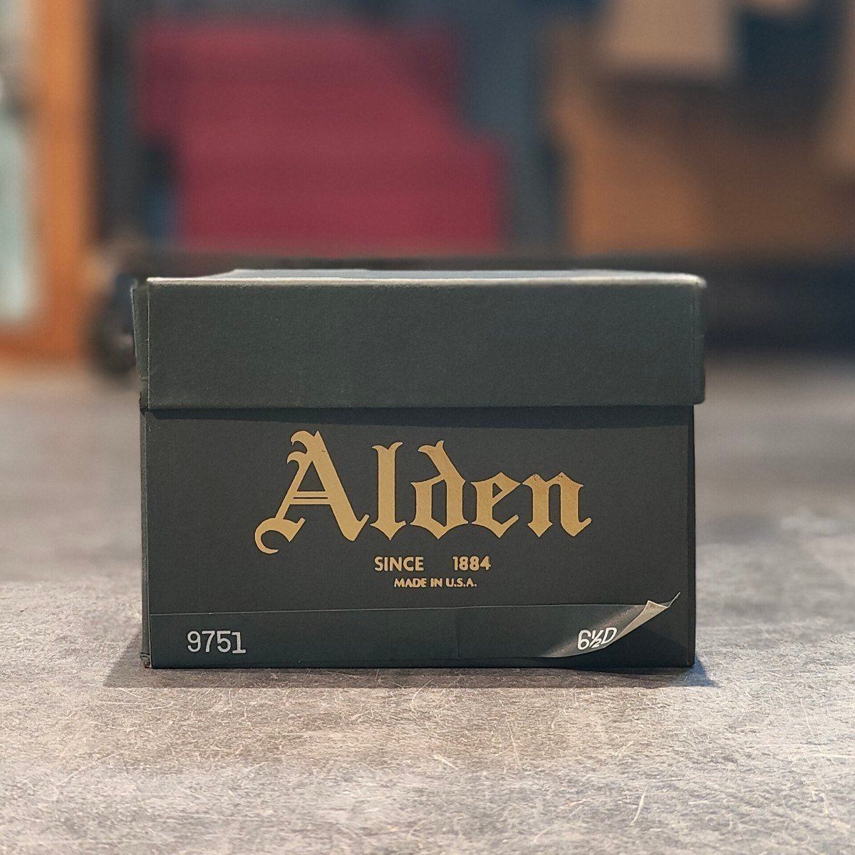 極美品【ALDEN】オールデン 9751 LWB コードバン ブラック サイズ US6.5D バリーラスト 参考定価￥214,500-