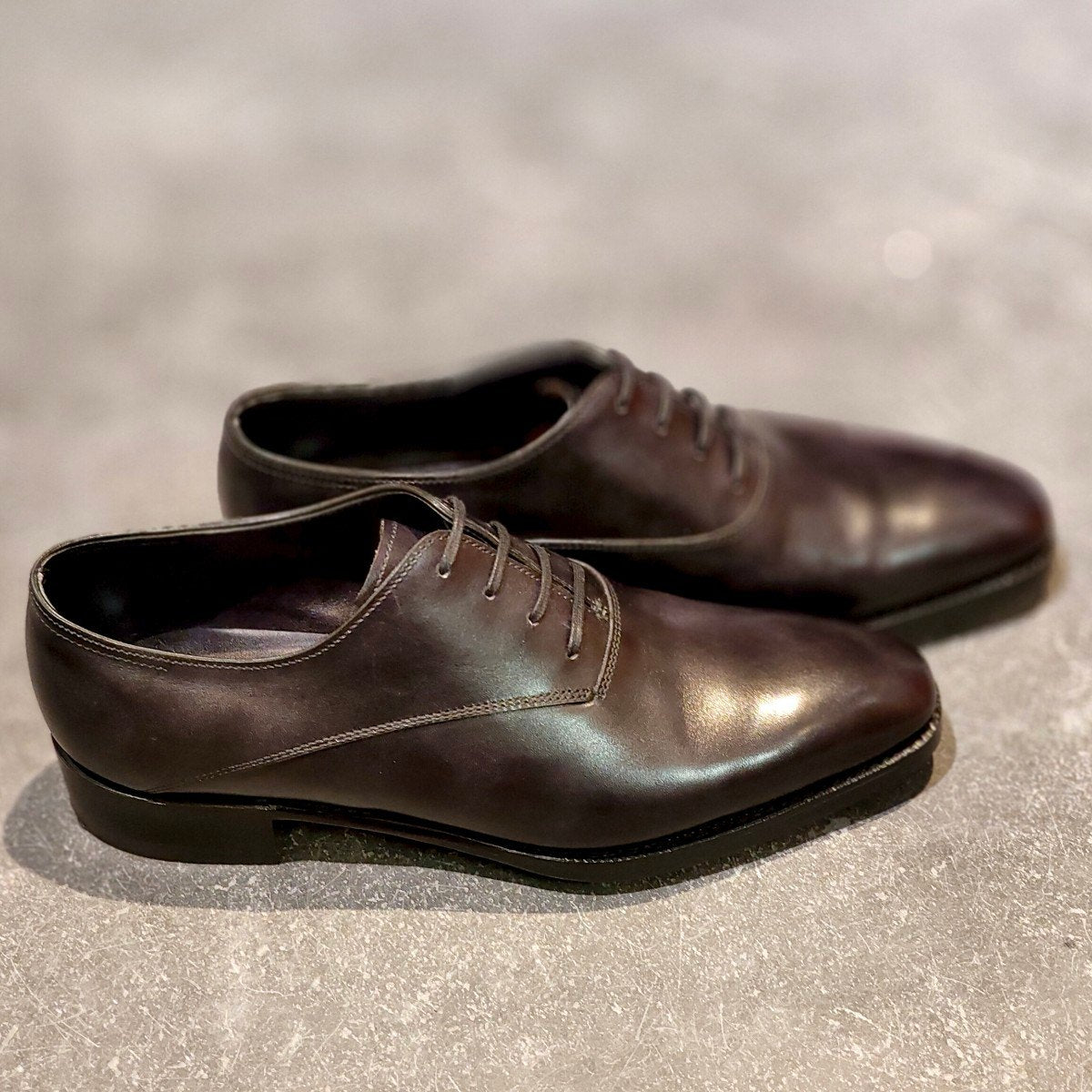 使用数回【JOHN LOBB】ジョンロブ プレスレージラウン ベケット ホールカット ミュージアムカーフ ブラック サイズUK5D 8000ラスト 参考定価￥365,200-