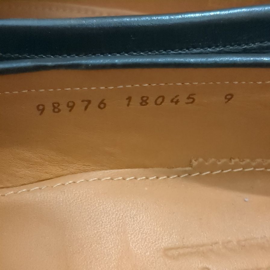 【Jalan Sriwijaya】ジャランスリワヤ 18405 ビットローファー カーフ ブラック メンズ サイズUK9