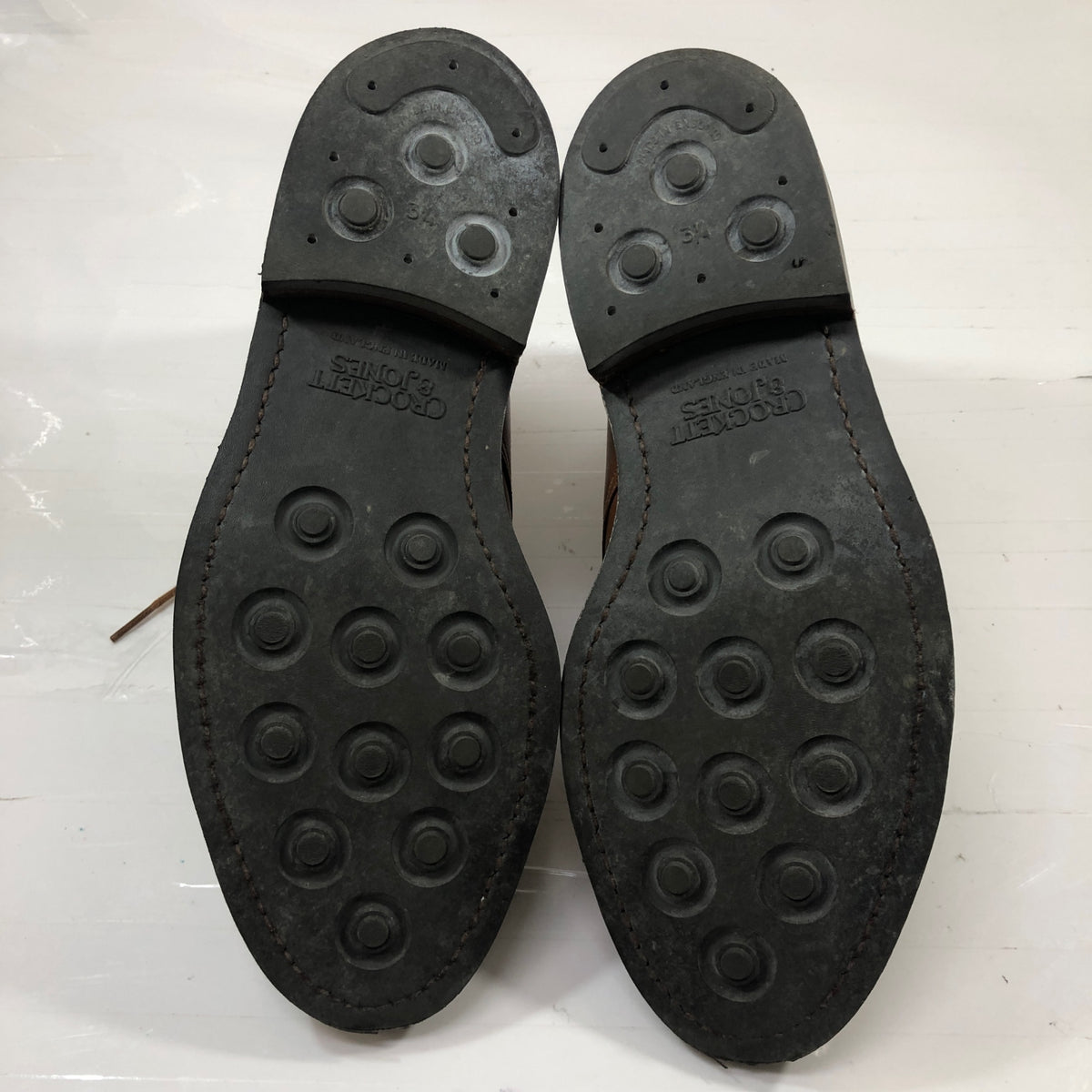 【Crockett & Jones】クロケットジョーンズ トレーディングポスト別注 コニストン キャップトゥブーツ ライトブラウン サイズUK6.5E メンズ