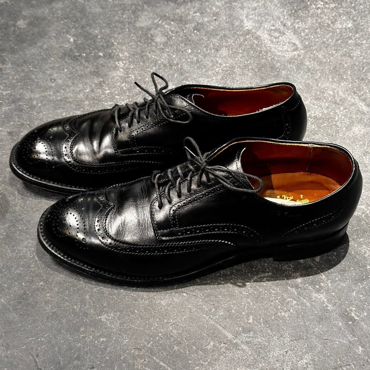 美品【ALDEN】オールデン 54210 ウイングチップ カーフ ブラック サイズUS8 モディファイドラスト