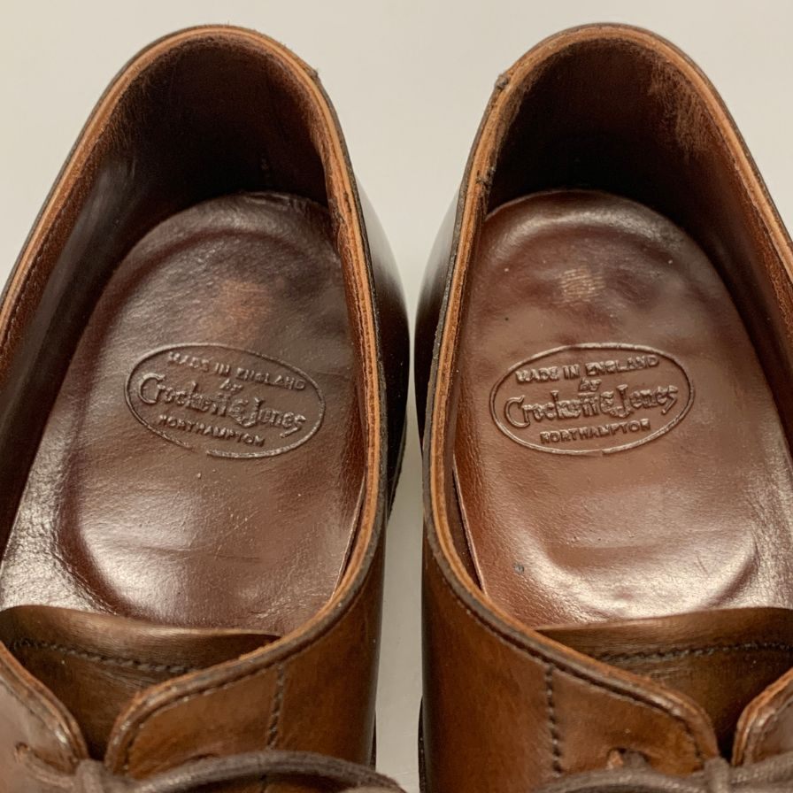 【CROCKETT&JONES】クロケット&ジョーンズ 9447 ビジネスシューズ カーフ ブラウン（茶系） サイズ 7D ラスト