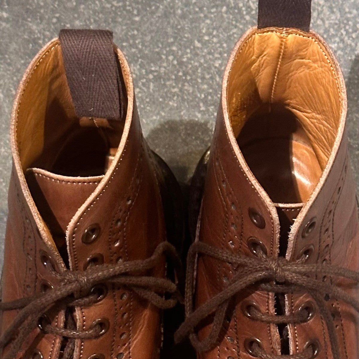 【Tricker’s】トリッカーズ M2508 カントリーブーツ カーフ ダークブラウン サイズUK6