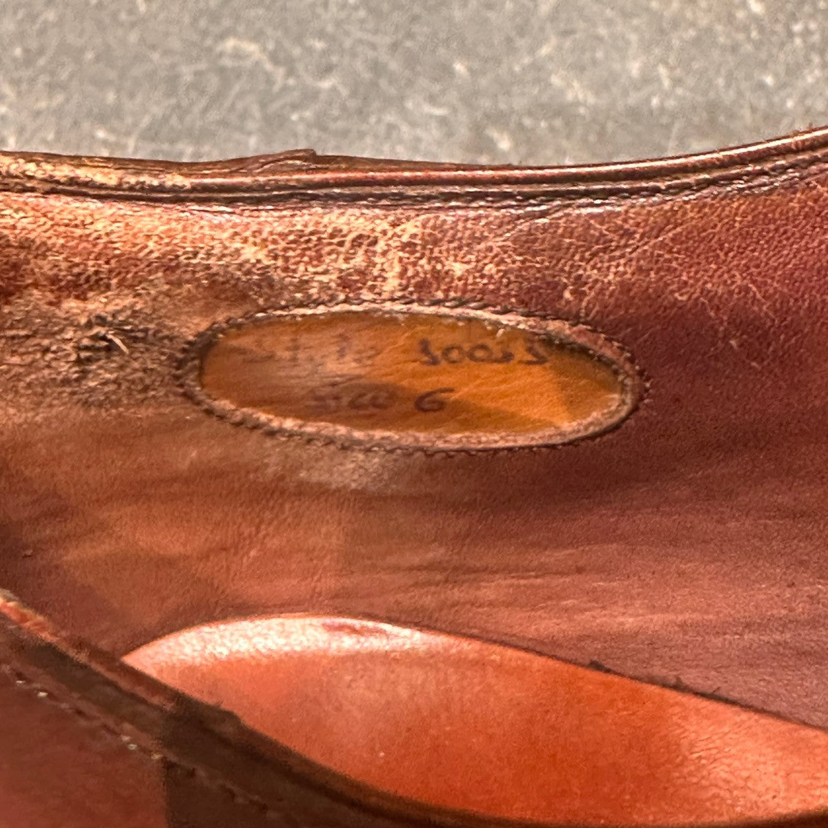 【MEERMIN】メルミン ホールカット コードバン バーガンディ サイズUK6
