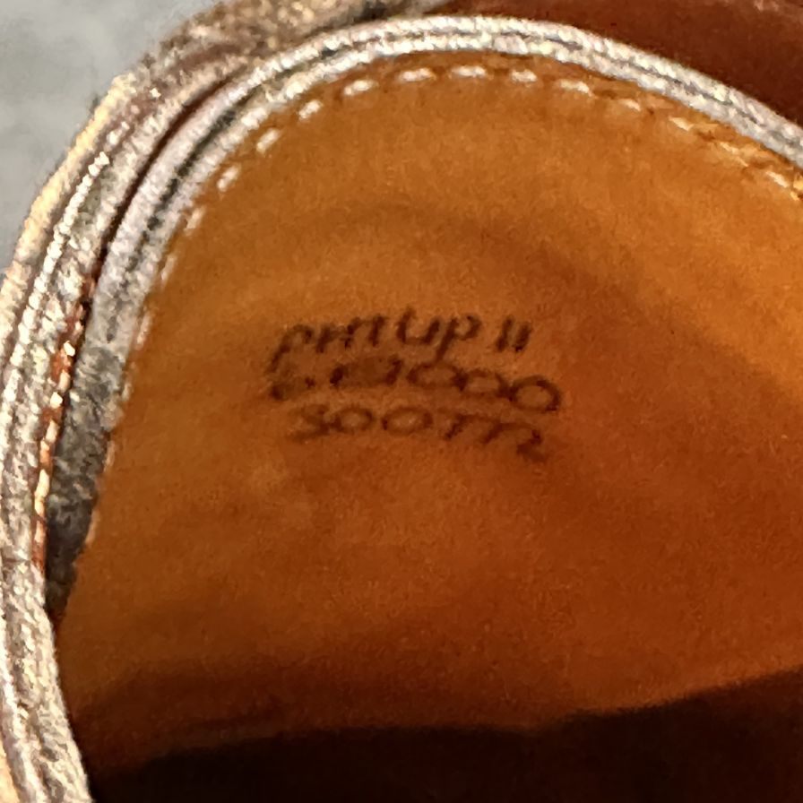 【JOHN LOBB】ジョンロブ レザーシューズ フィリップ2 パンチドキャップトゥ カーフ 7000ラスト ブラウン メンズ サイズUK6E Philip II