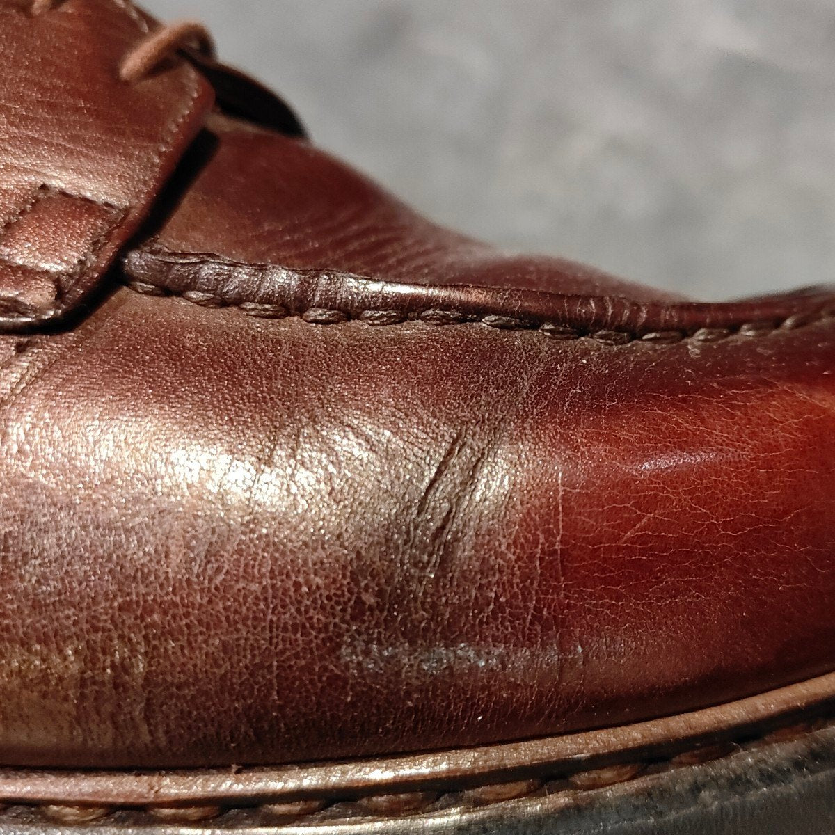 【Paraboot】パラブーツ シャンボード Uチップ リスレザー カフェ サイズ UK8 参考定価￥96,800-