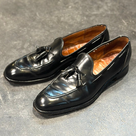 極美品【Church's】チャーチ キングスレー 3都市 タッセルローファー コードバン ブラック サイズ UK9.5B 69Rラスト