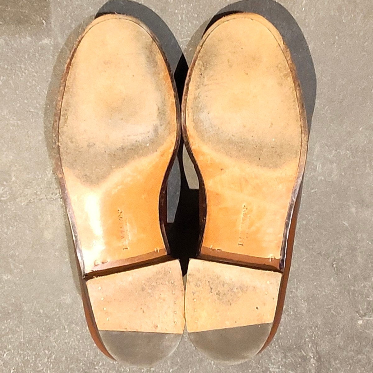 極美品 【J.M.WESTON】ジェイエムウエストン 180 シグニチャーローファー ボックスカーフ タンブラウン サイズUK6.5D 41ラスト 参考定価￥165,000-