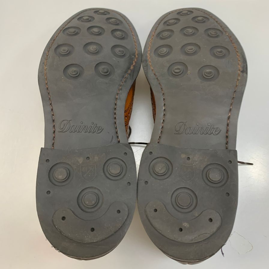 【Allen Edmonds】アレンエドモンズ レザーシューズ マカリスター ウイングチップ カーフ ブラウン サイズUS7.5 メンズ McAllister