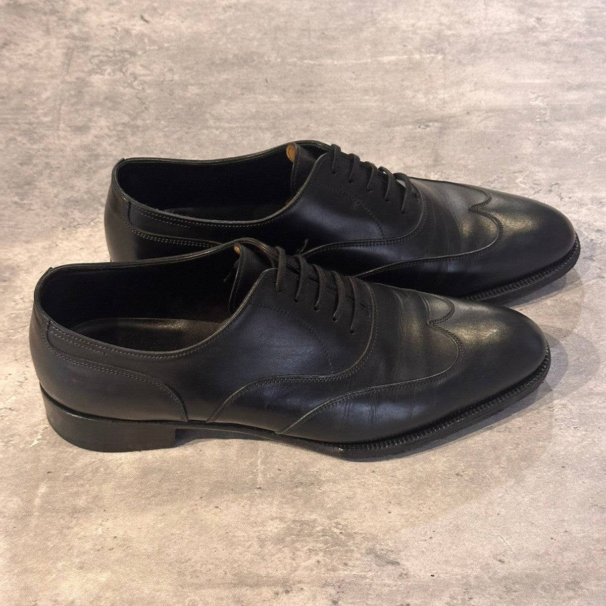 【JOHN LOBB】ジョンロブ ワーウィック ブラインドブローグ Sスタンプ(リジェクト品) カーフ ブラック サイズUK6D 7000ラスト