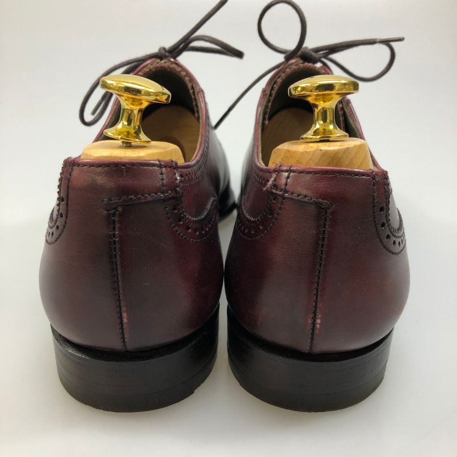 【Crockett & Jones】クロケット＆ジョーンズ  ビジネスシューズ カーフ ボルドー サイズ TE ラスト