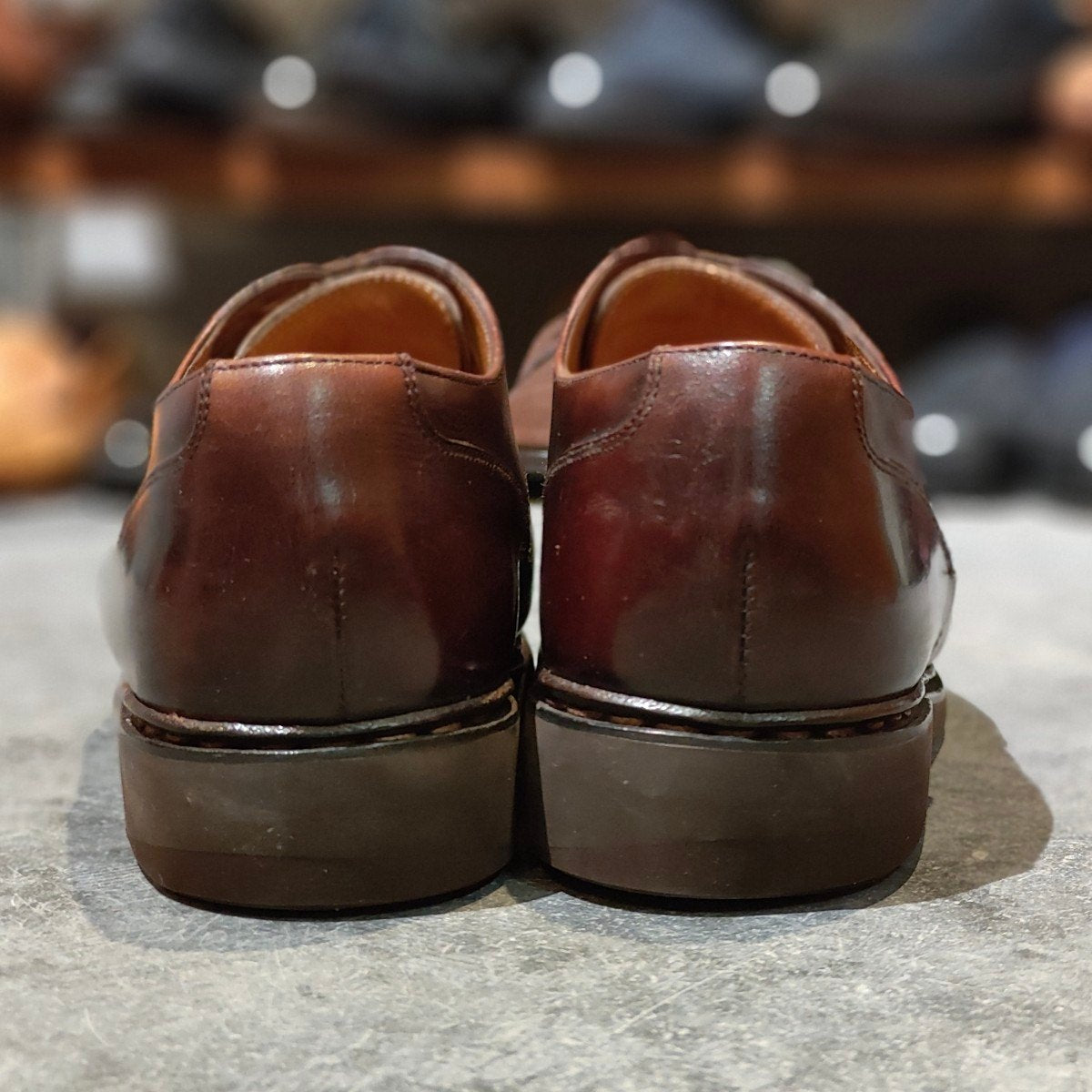 【Paraboot】パラブーツ シャンボード Uチップ リスレザー カフェ サイズ UK8 参考定価￥96,800-