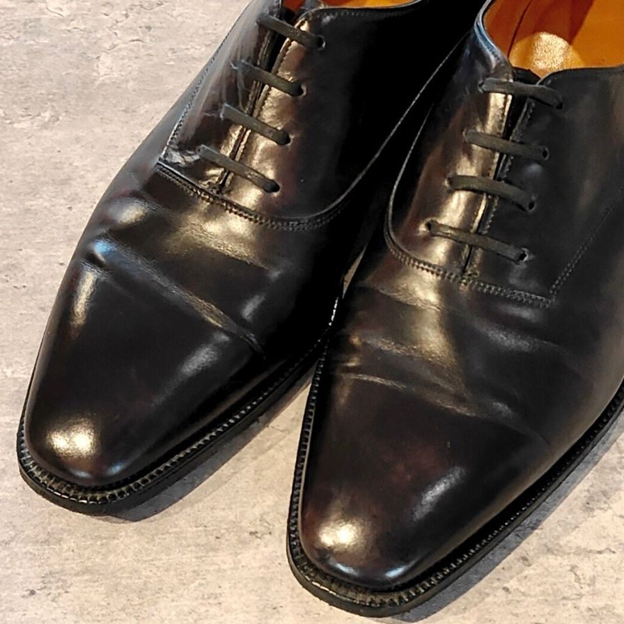【JOHN LOBB】ジョンロブ レザーシューズ ベケッツ ストレートチップ カーフ 8000ラスト ブラック メンズ サイズ UK6.5E BECKETTS